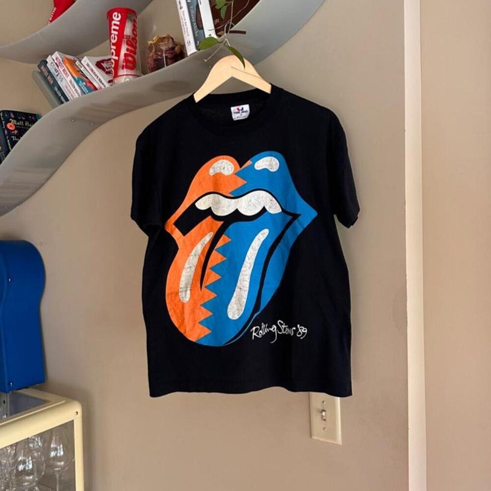 Vintage 1989 The Rolling Stones Band Shirt